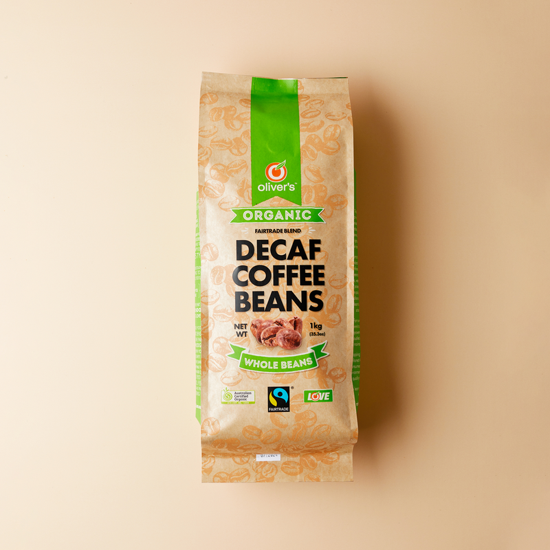 Decaf Coffee Beans - Oliver's Signature Blend Decaffeinated